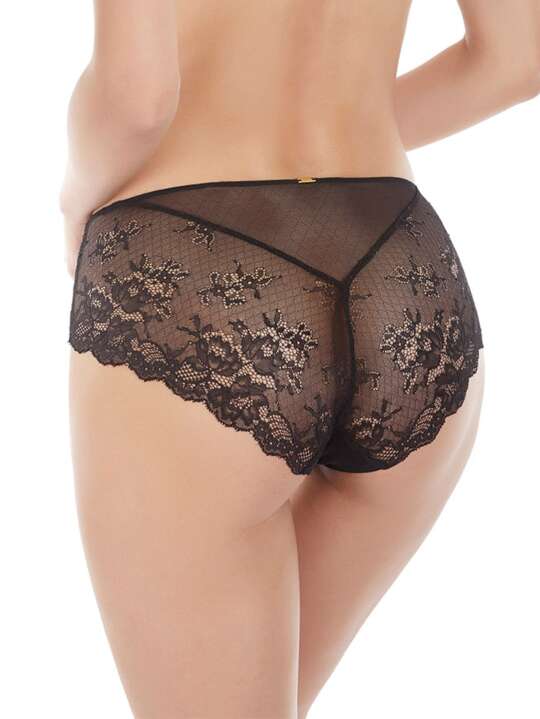 30703SE Slip taille haute Majonia Selmark Noir face