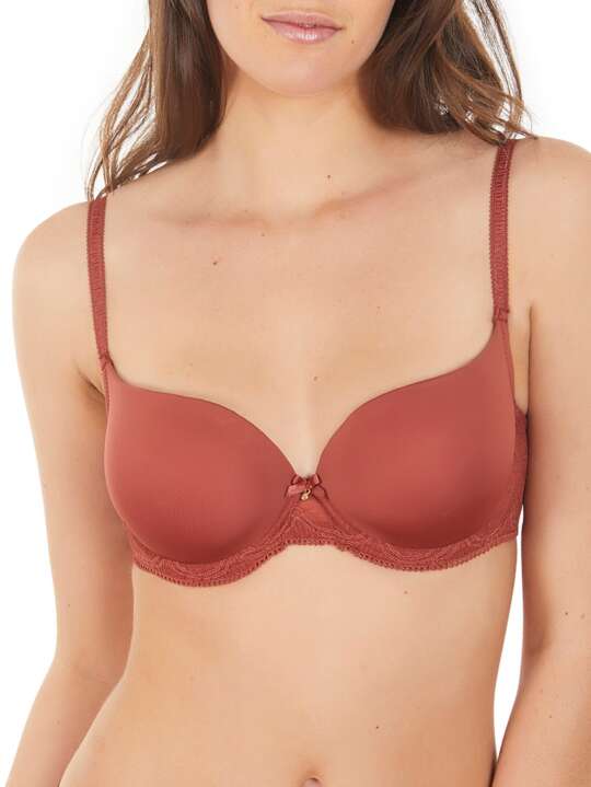 20717SE Soutien-gorge préformé Oriana Selmark Marron face