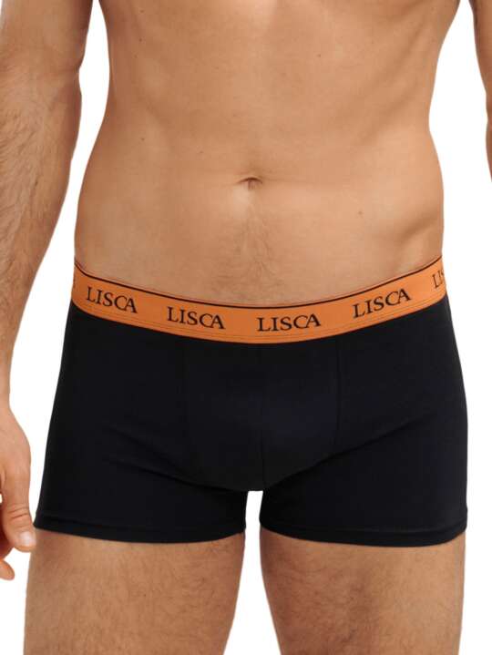 32037LI Pack x3 boxers Argo Lisca Men Multicolor face