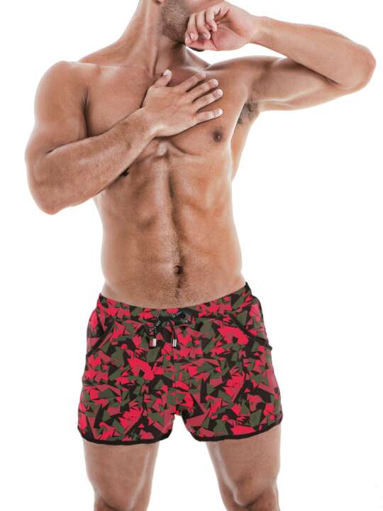 9206COD Mini shorts Camo Code22 Black face