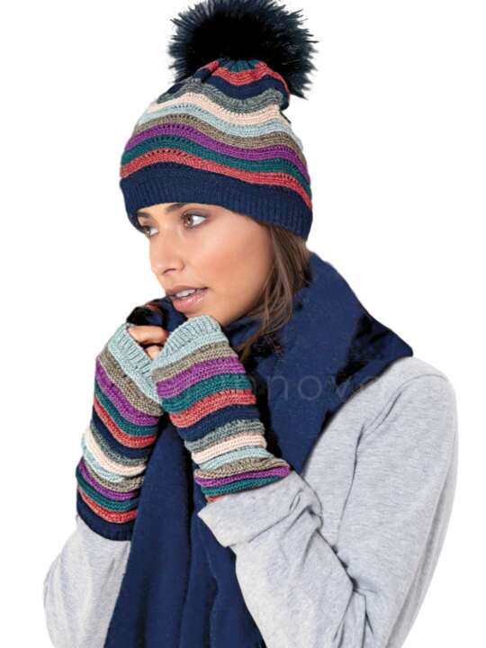 59068BA Soft scarf blue Admas Blue face